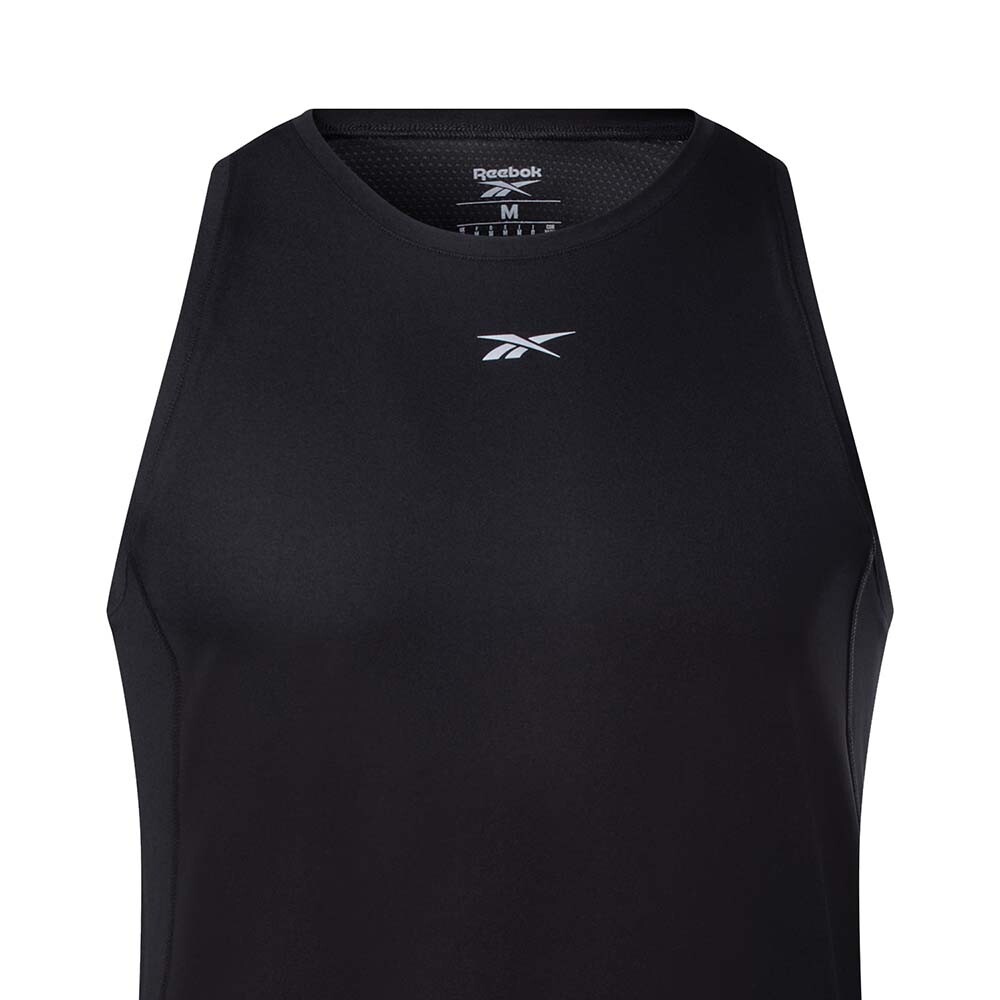 Polo Running Speedwick Singlet Hombre Black