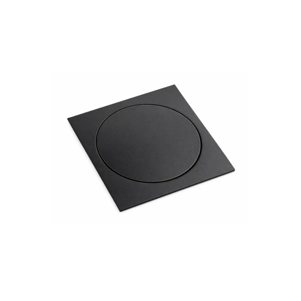 Rejilla de piso click clack 10x10 negro mate Rejilla De Piso Click Clack 10x10 Negro Mate