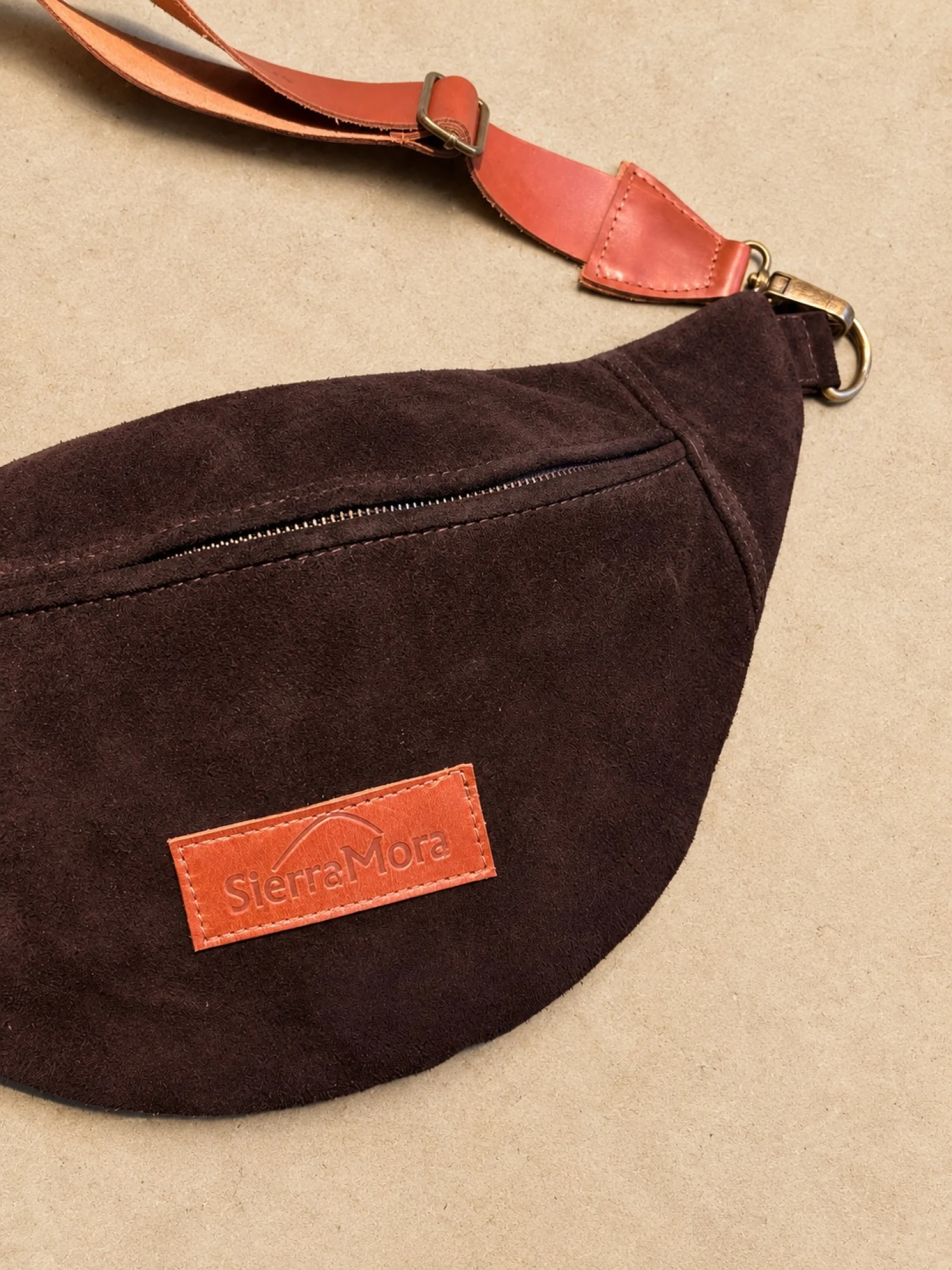 Leather Fanny Pack - Gamuza