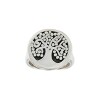 Anillo Arbol de la Vida-Plata 925 Inflada-Sin Piedra-AN3055 sinpiedra