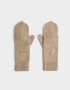 Guantes Varios Guantes Tejidos Mitones - Marron Beige