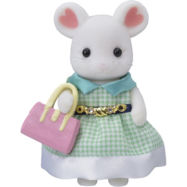 Sylvanian Families Raton Malvavisco Ciudad Vestido Bolso Variante Modelo Raton Malvavisco