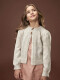 Chaqueta Con Boton De Trenca Piedra Melange