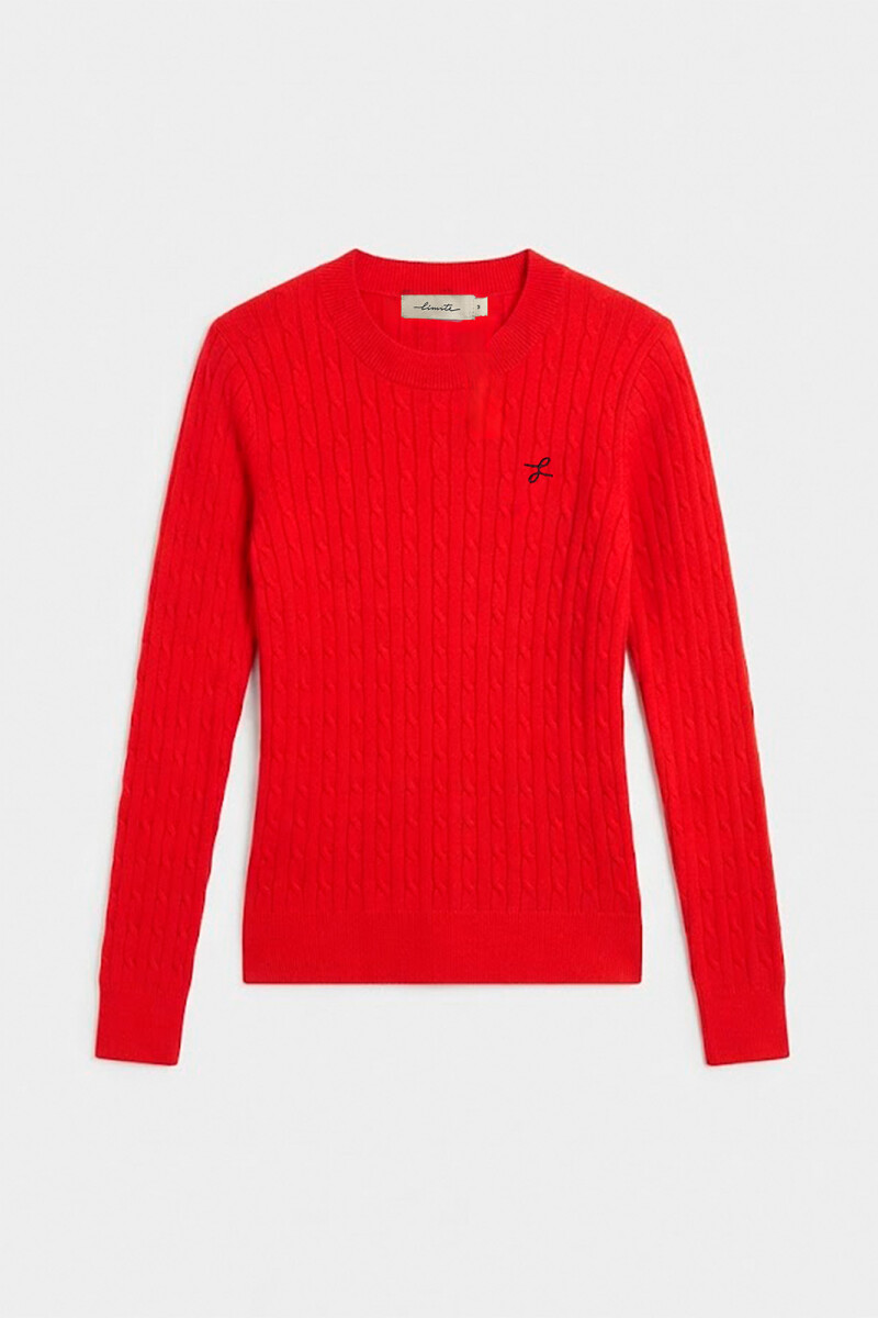 SWEATER OCHOS ROJO