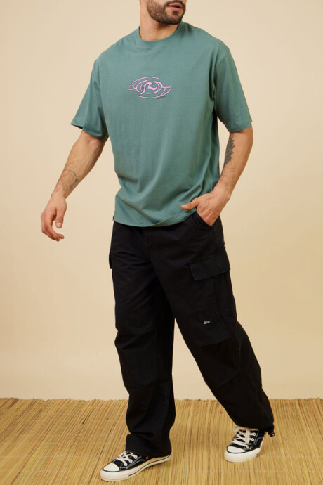 T-SHIRT TIMOR RUSTY Verde Oscuro