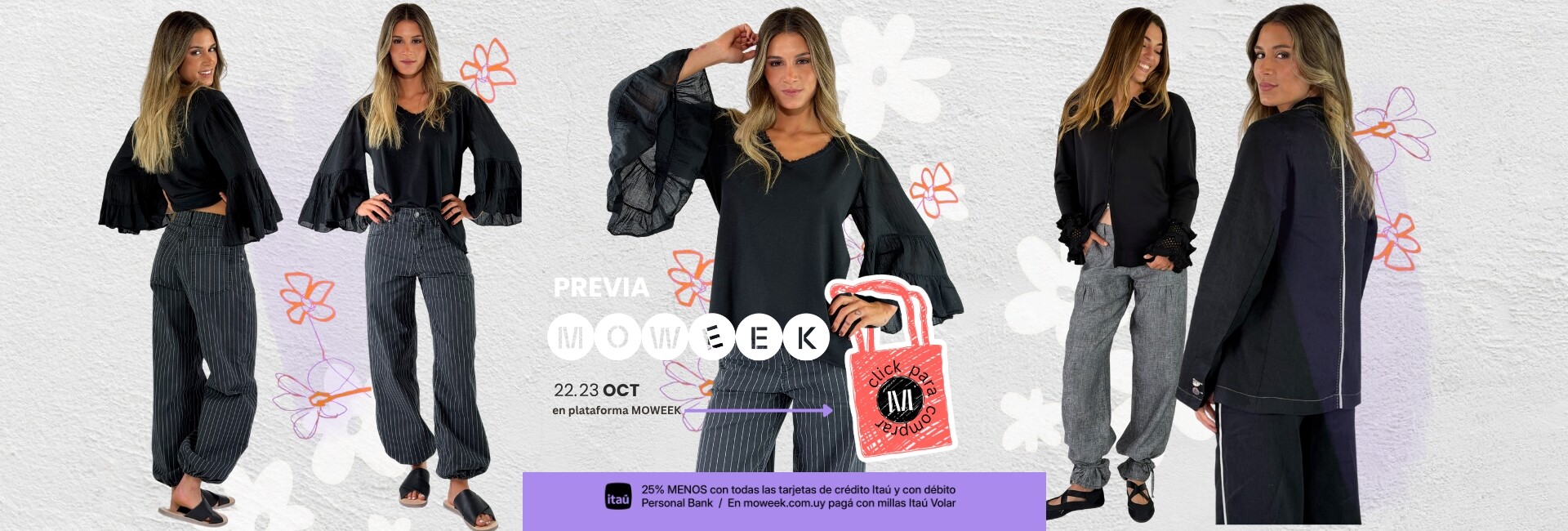 PREVIA moweek 25% Itaú