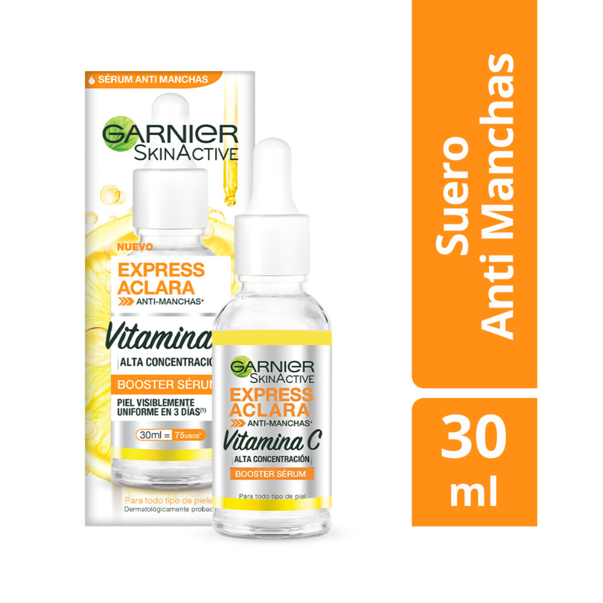 Sérum Antimanchas Garnier Express Aclara Con Vitamina C - 001 