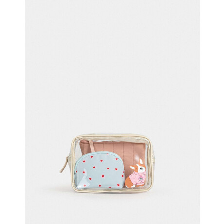 Set De Portacosméticos Azul Celeste