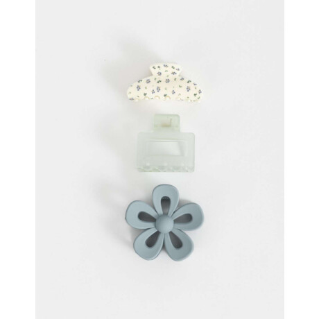 Set De Broches Combinacion Tricolor