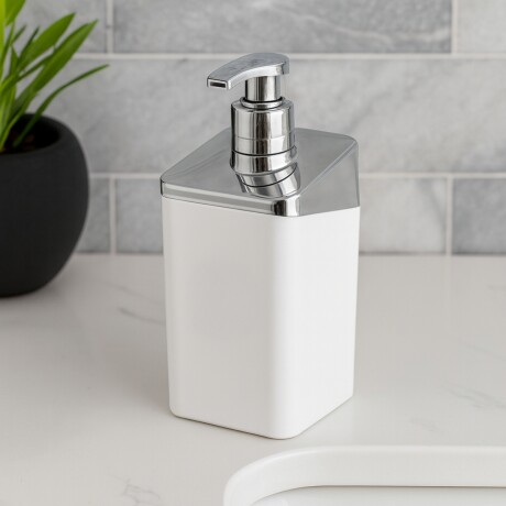 Dispensador de jabón 350ml BLANCO