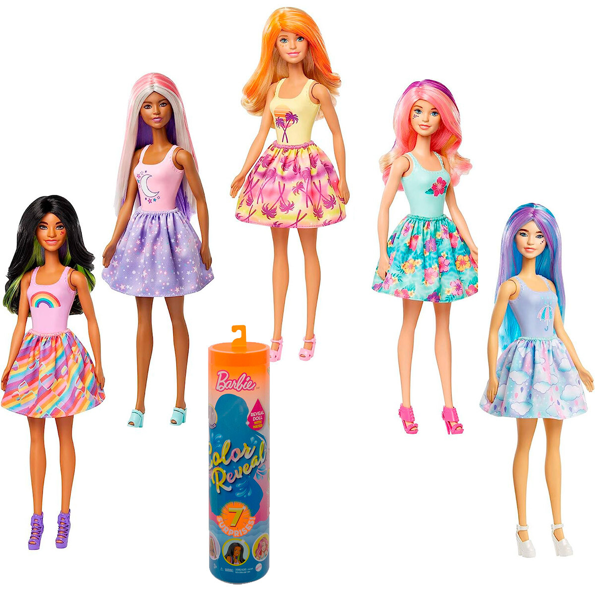 Muñeca Barbie Color Reveal Sorpresa C/ Accesorios - 2 