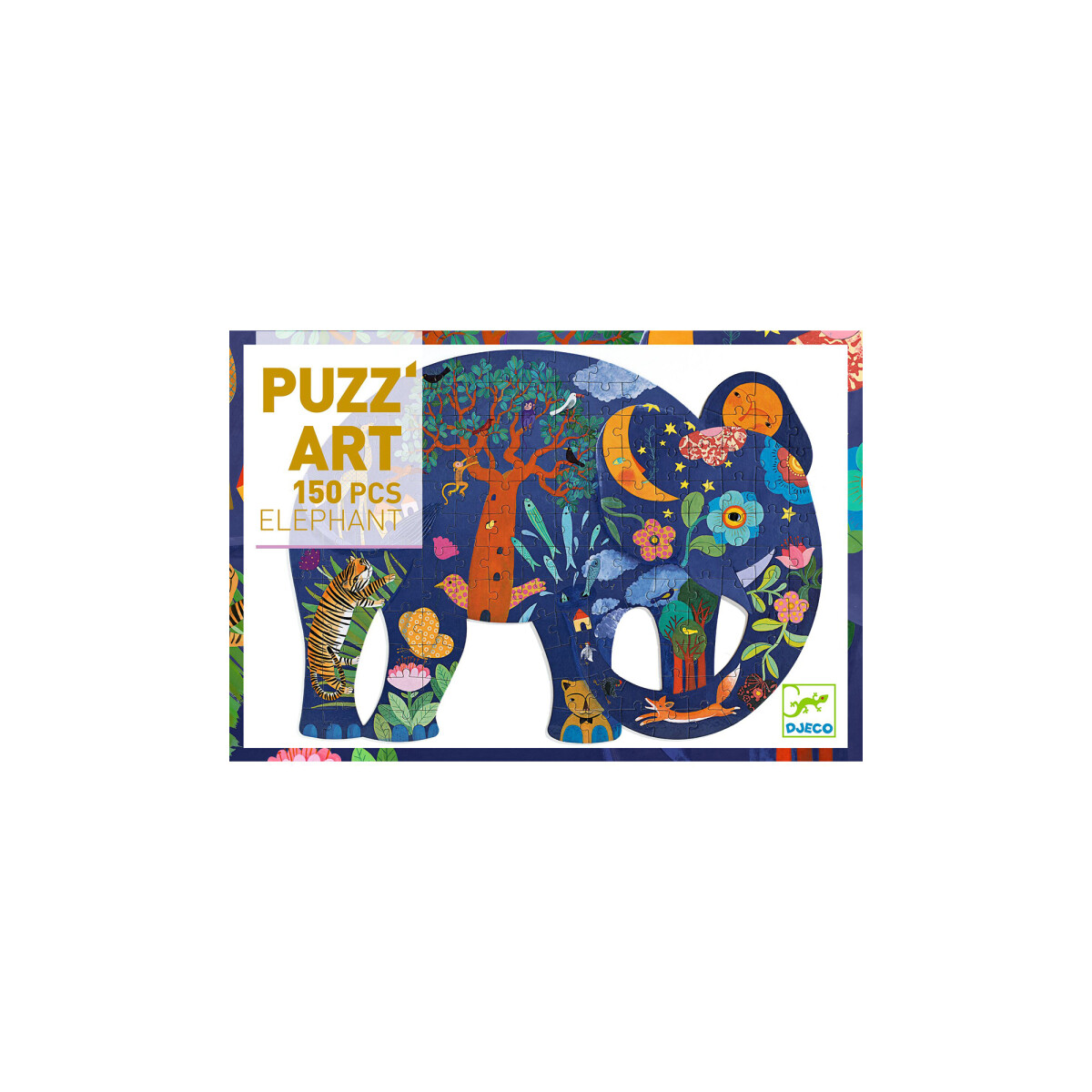 Puzzle Djeco 15 piezas - Diseño Elephant 