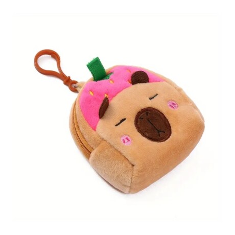 Monedero Peluche Capybara con Llavero 001