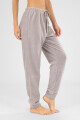Pantalon polar mujer Gris melange