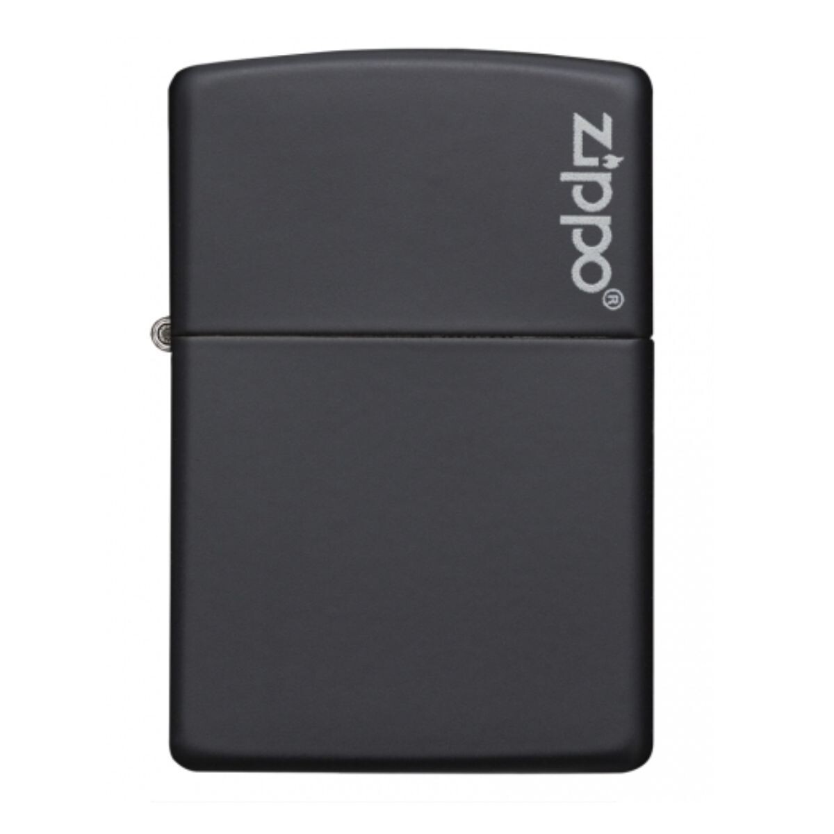 Encendedor Zippo Classic Black mate con logo - 218ZL 