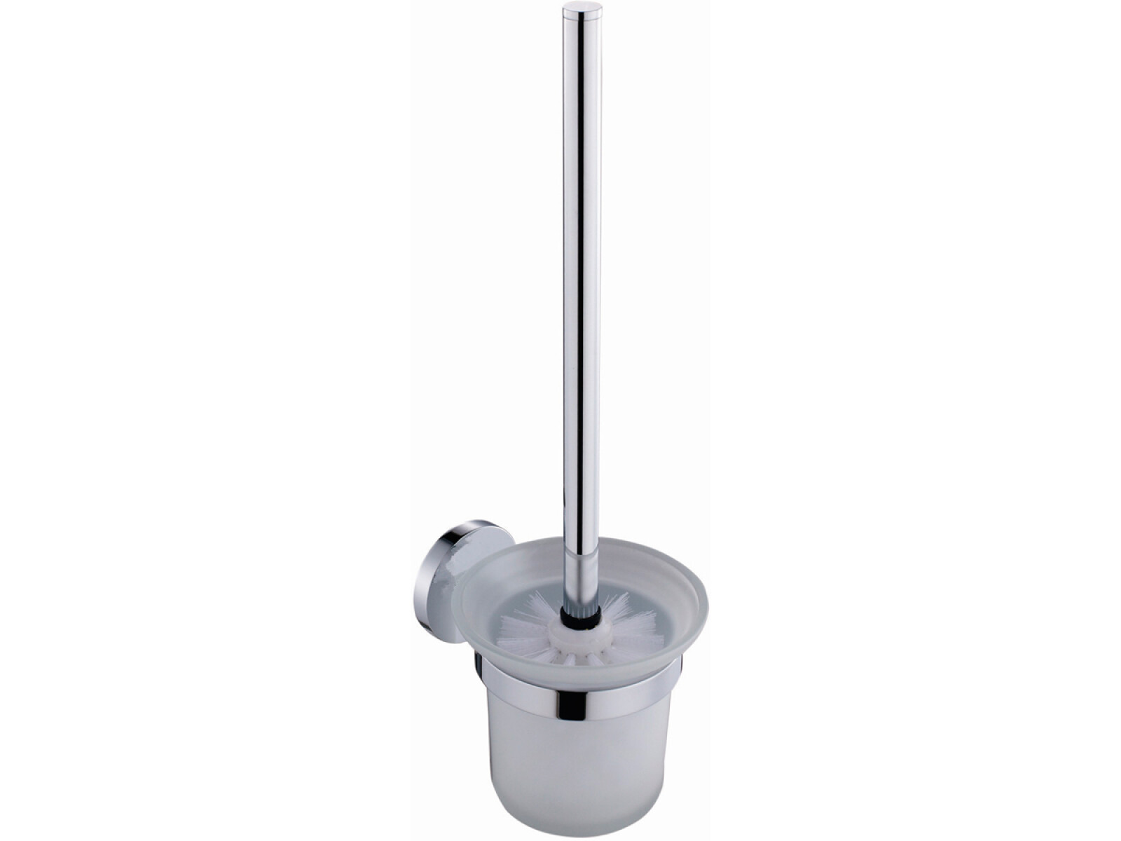 Cepillo Para Inodoro De Metal Terminacion Brillo Cromo 