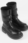Botas doble hebilla negro