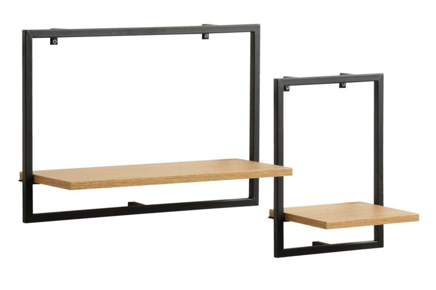 Estante Pared Trappedal 2Uds - Color Roble 
