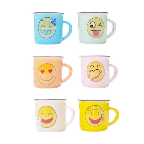 Taza de cerámica emojis 70ml Taza De Cerámica Emojis 70ml