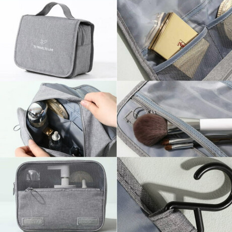 Kit valija y neceseres gris Sc