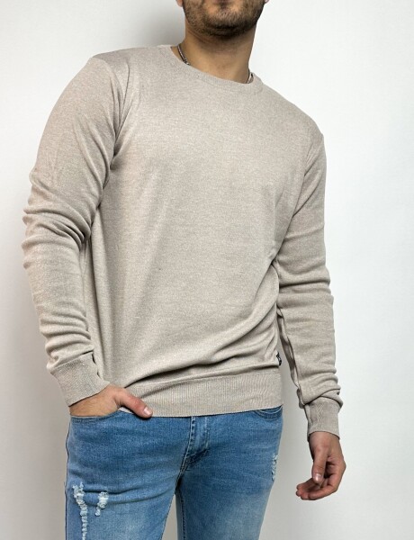 Buzo tejido Sigur Beige