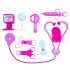 OUTLET Set Doctora rosado c/ accesorios caja 36*26*4.5cm Outlet Set Doctora Rosado C/ Accesorios Caja 36*26*4.5cm