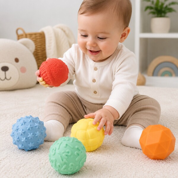 Set 5 pelotas silicona AK Set 5 pelotas silicona AK