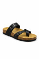 Sandalia Bettina ojota cruzada BT108 Negro