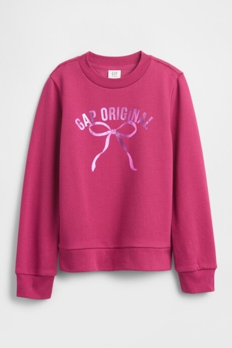 Buzo Deportivo Logo Gap Niña Cerise