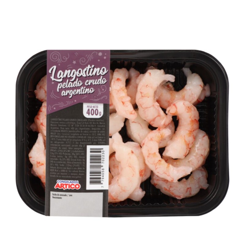 LANGOSTINO PELADO CRUDO ARGENTINO 400G LANGOSTINO PELADO CRUDO ARGENTINO 400G