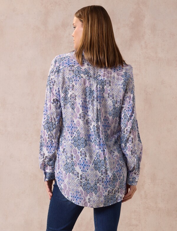 Camisa Print BLANCO/MULTI
