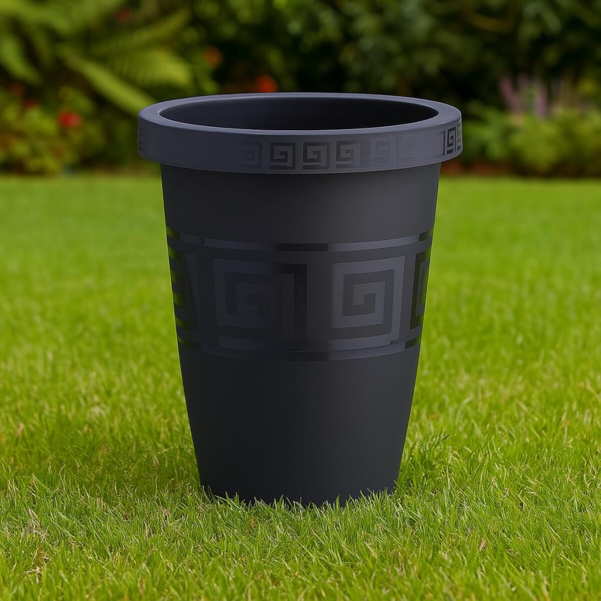 MACETA CILINDRICA 14,5 LITROS NEGRA REF 0486 - NEGRO 