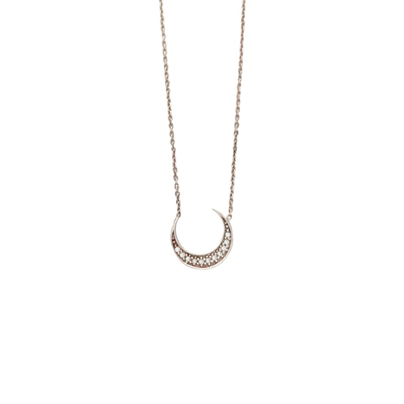 Conjunto Luna - Plata 925 - Zirconias- CJ3014 Conpiedra