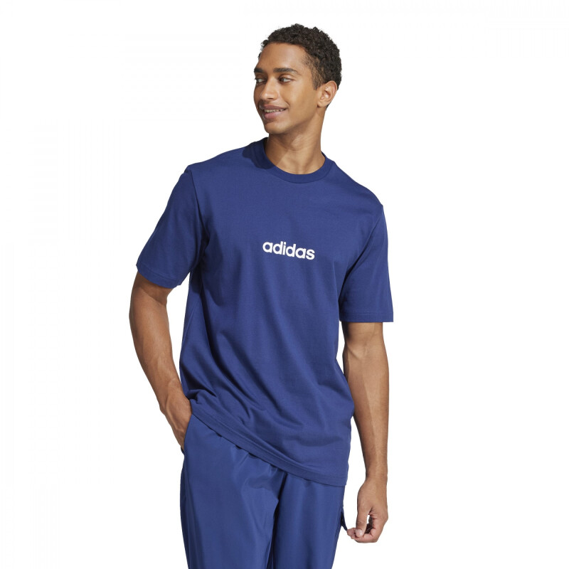 Remera ADIDAS M LIN SJ T Hombre JE8999 Azul-azul