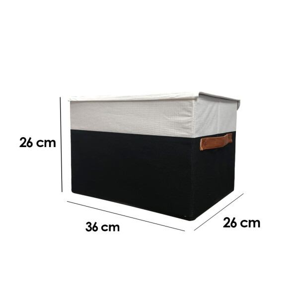 Organizador bicolor L tapa abatible Organizador bicolor L tapa abatible