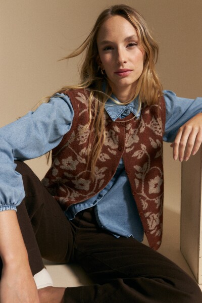 CHALECO MELINA Caramelo