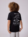 T-SHIRT MAREA TEEN RUSTY Negro