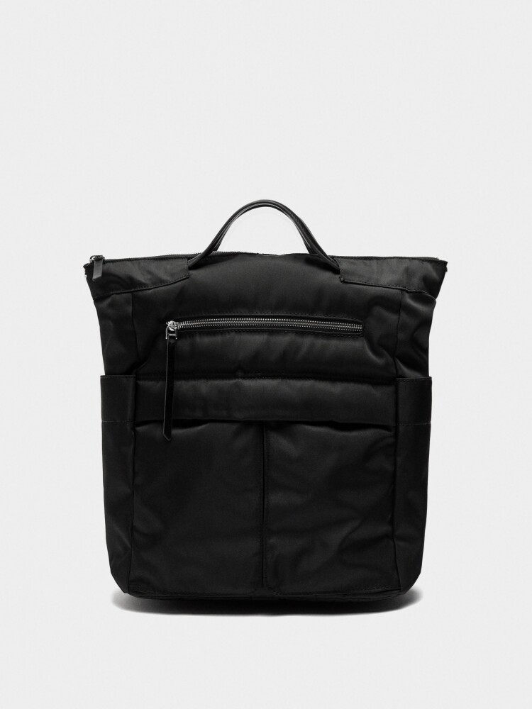 Mochila De Nylon Para Portátil 13" negro