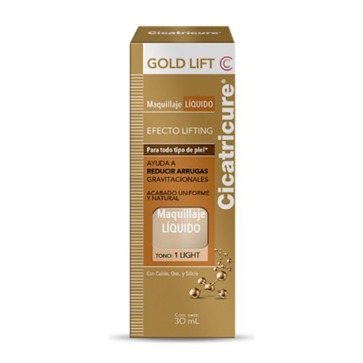 Cicatricure Gold Maquillaje Bronce 