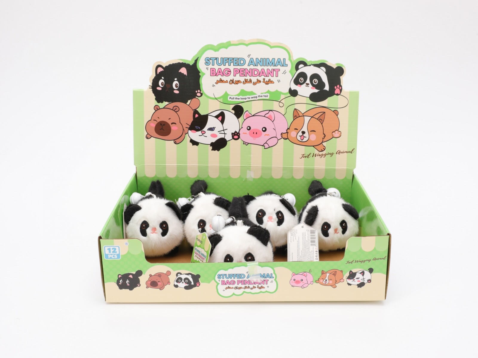 COLGANTE DE BOLSO DE PELUCHE (LINDO PANDA) 