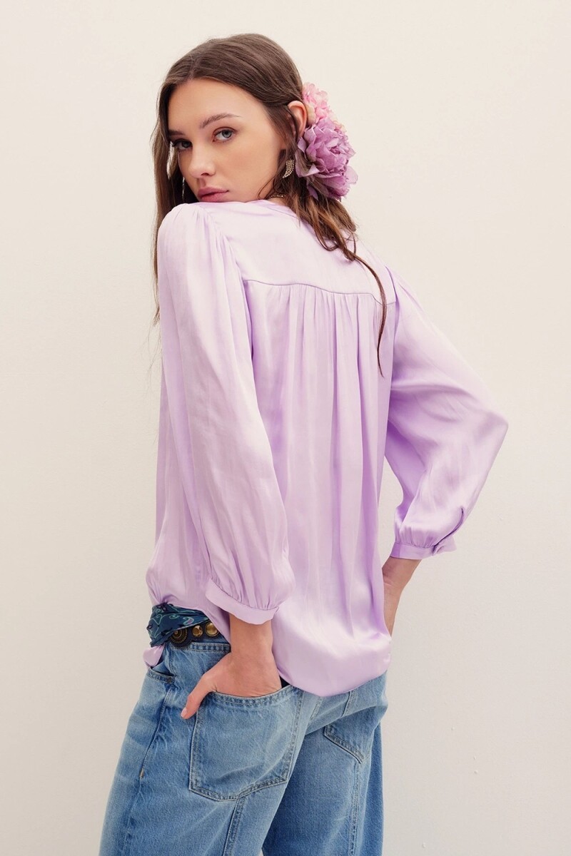 CAMISA COCKTAIL Lila