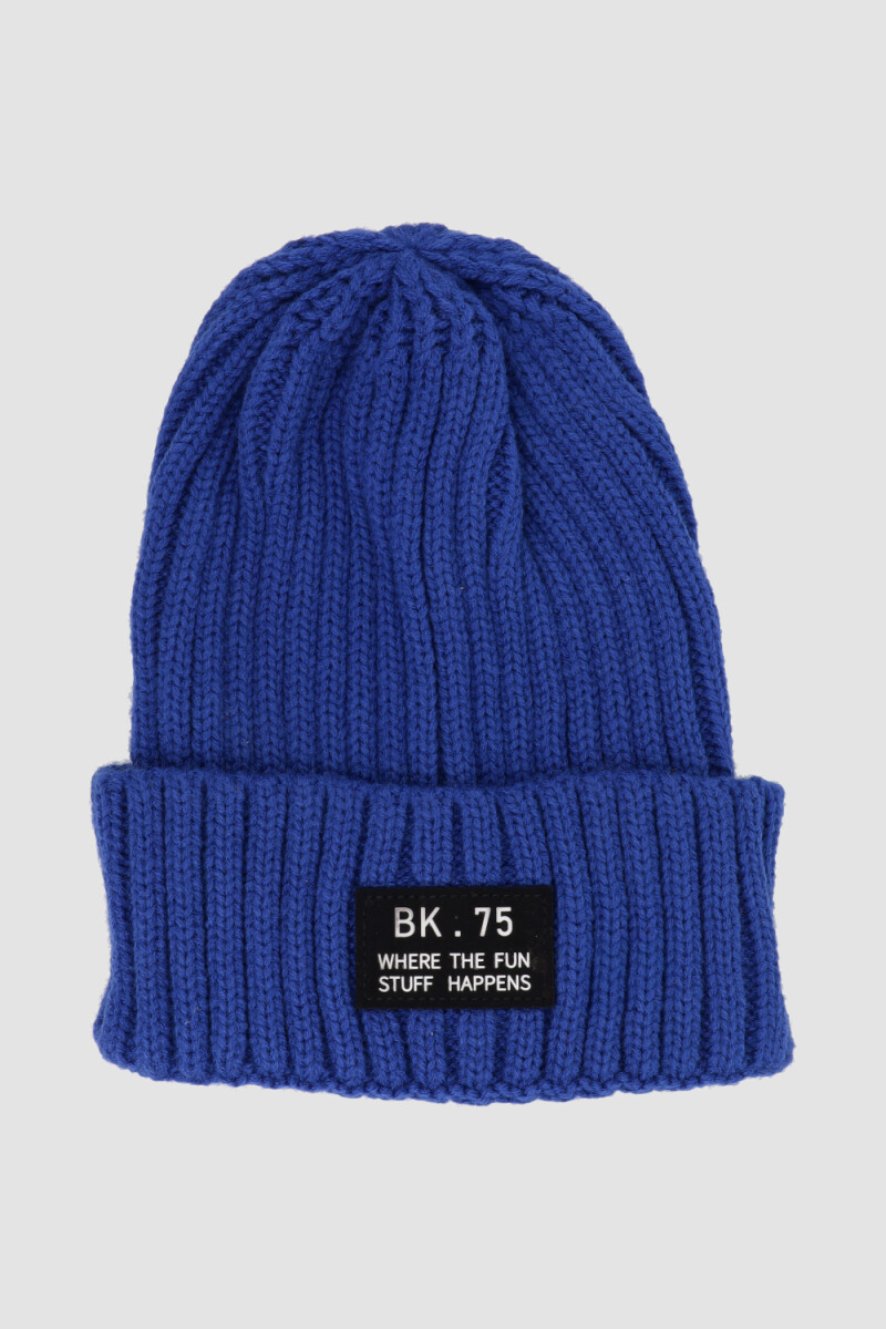 Gorro basic infantil Azul