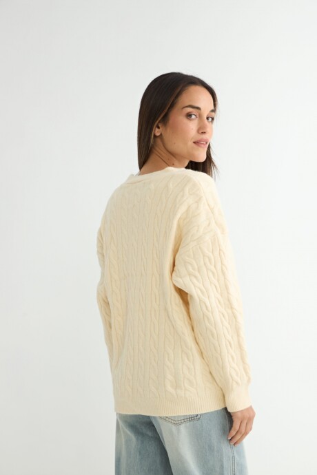 CARDIGAN LITZIA CRUDO