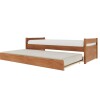 Cama Marinera Doublé 1 Plaza Madera Maciza - Linea Funcional Marrón