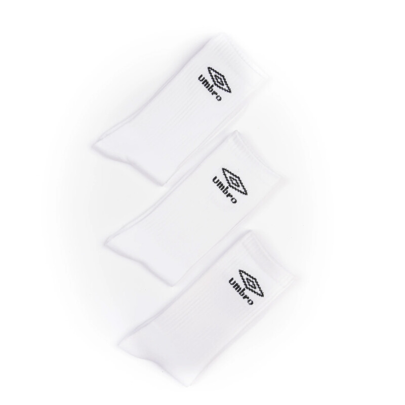 Medias Umbro Sport Pack X3 Masculino Blanco