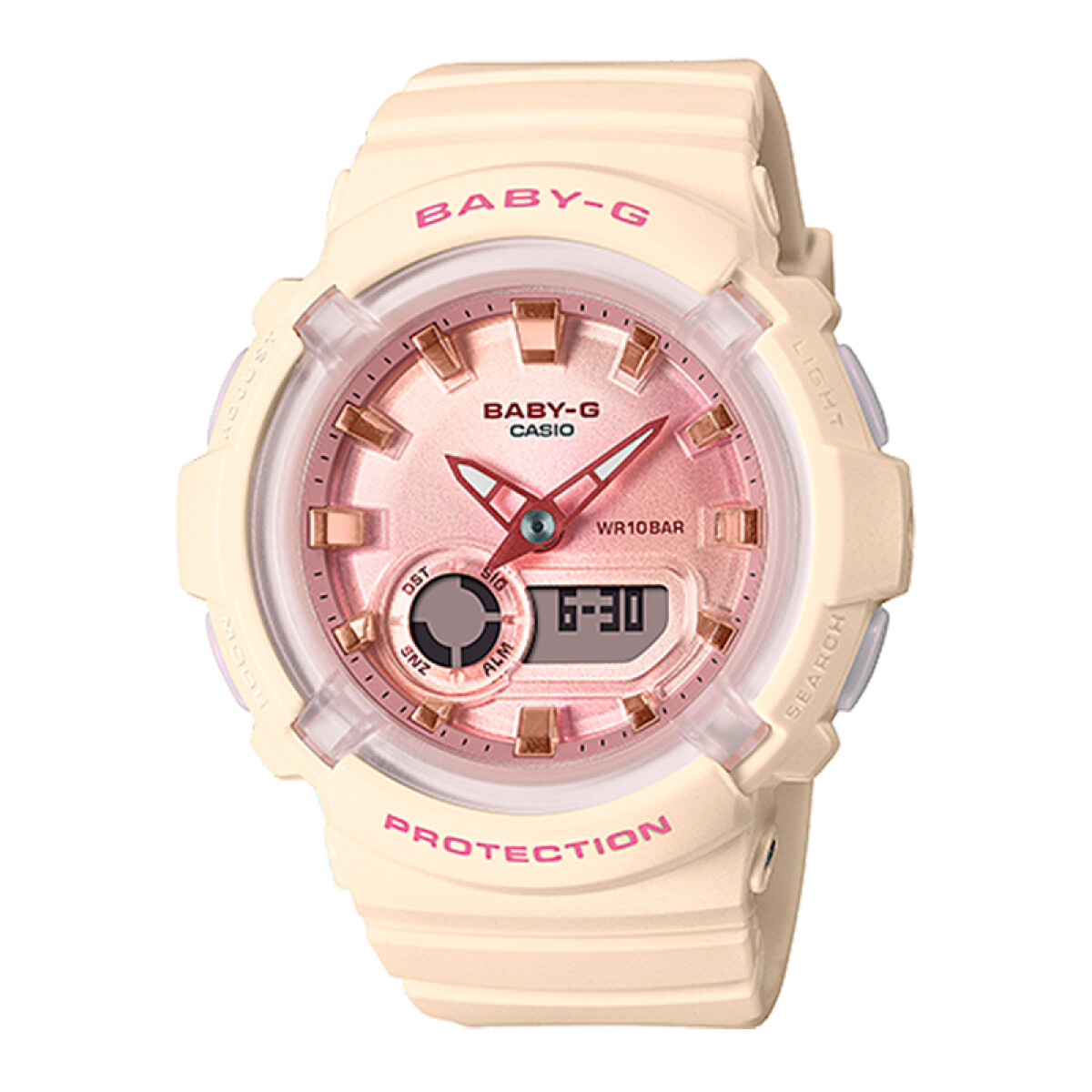 Reloj Baby-G Deportivo de Resina - Crema 