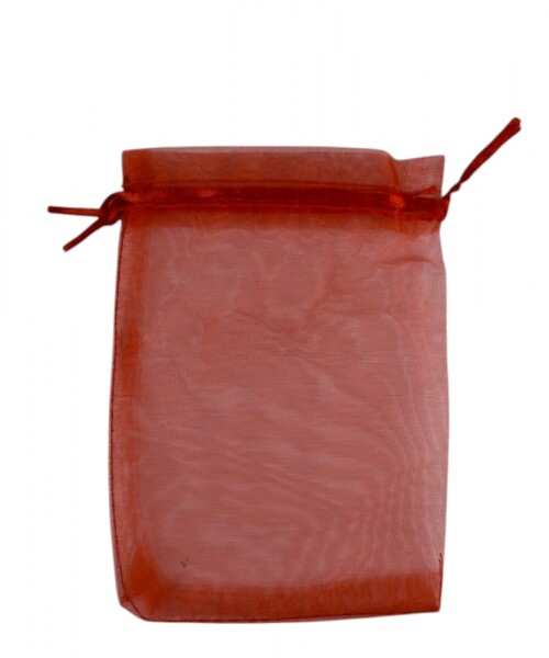 Bolsa organza 12x17 cm. ROJO