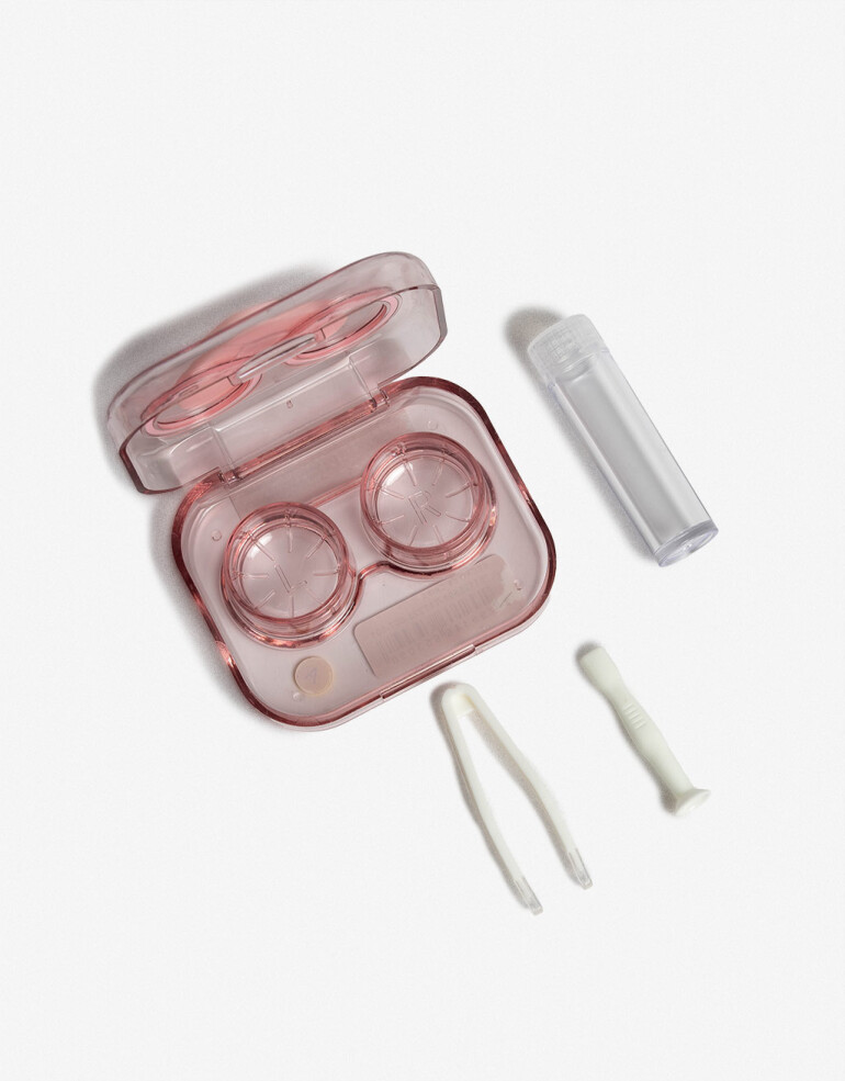 Rega Varios Check Out Set Para Lentes De Contacto - Rosa Claro