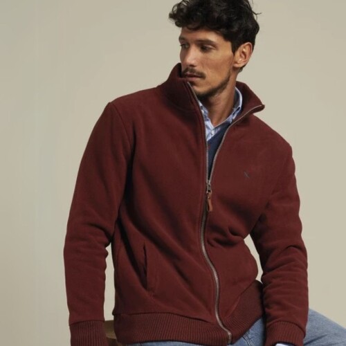 Campera Tejida Polanco Ladrillo