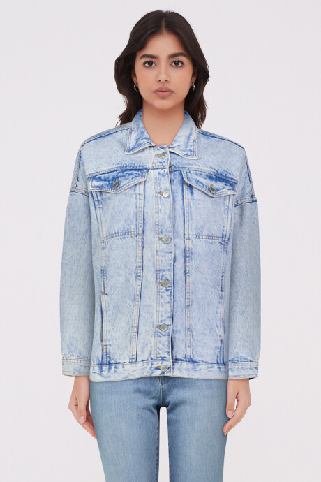 Campera Dormas Azul Claro
